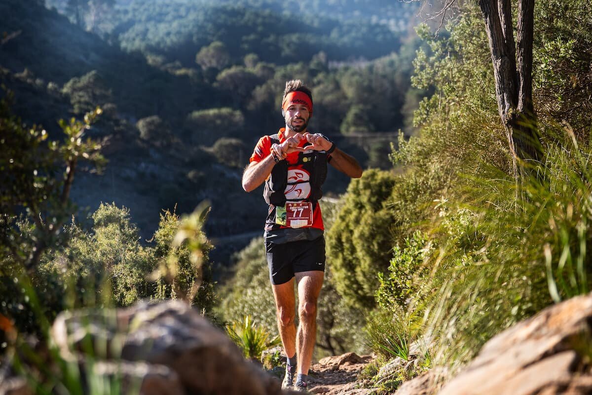 Corredor en Sierra Blanca Trail